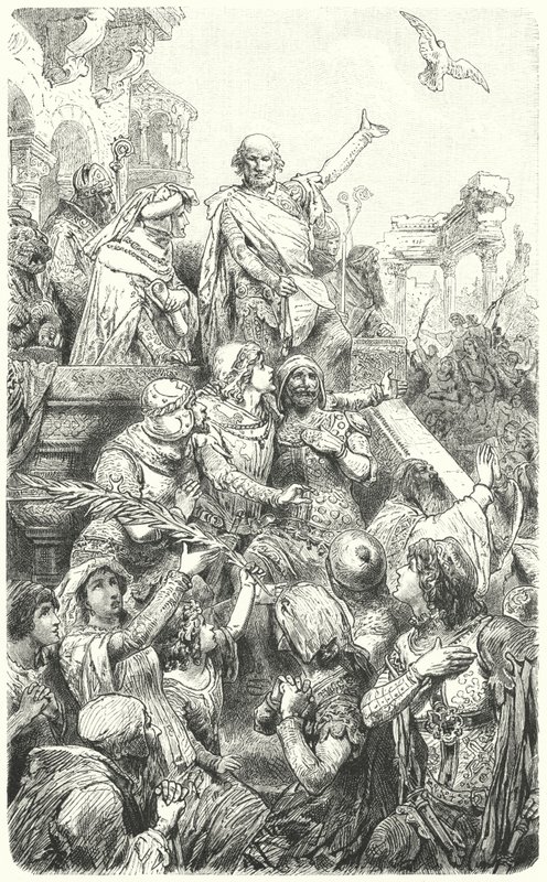 Cola di Rienzo dà al popolo di Roma una nuova costituzione, 1347 da Hermann Vogel