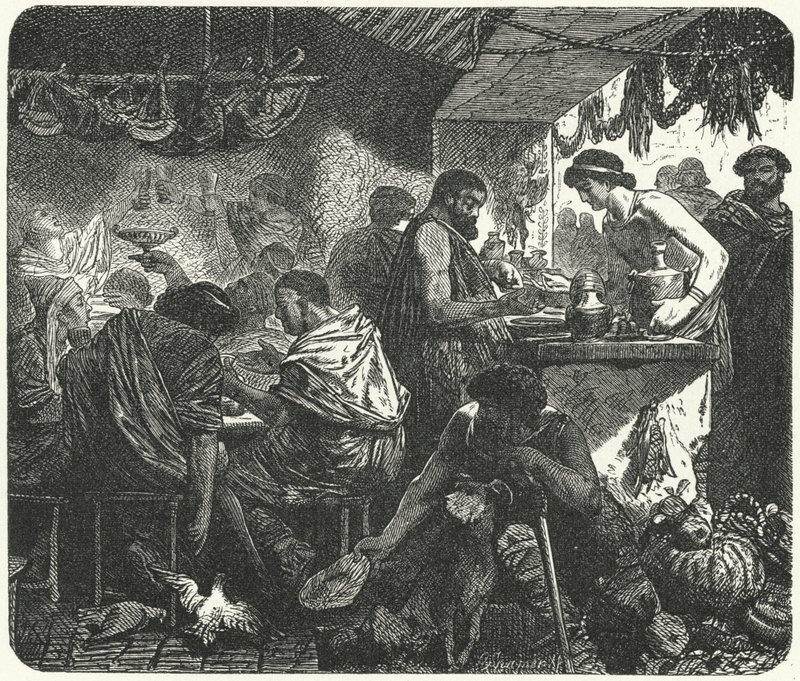 Scena in una taverna nell