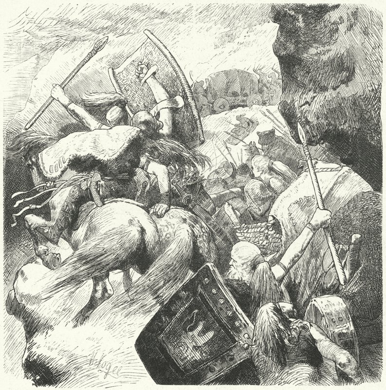 Le migrazioni barbariche, IV - VI secolo da Hermann Vogel