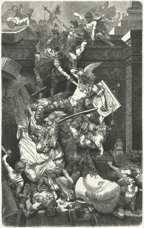 I Vandali che attaccano Roma, 455 da Hermann Vogel