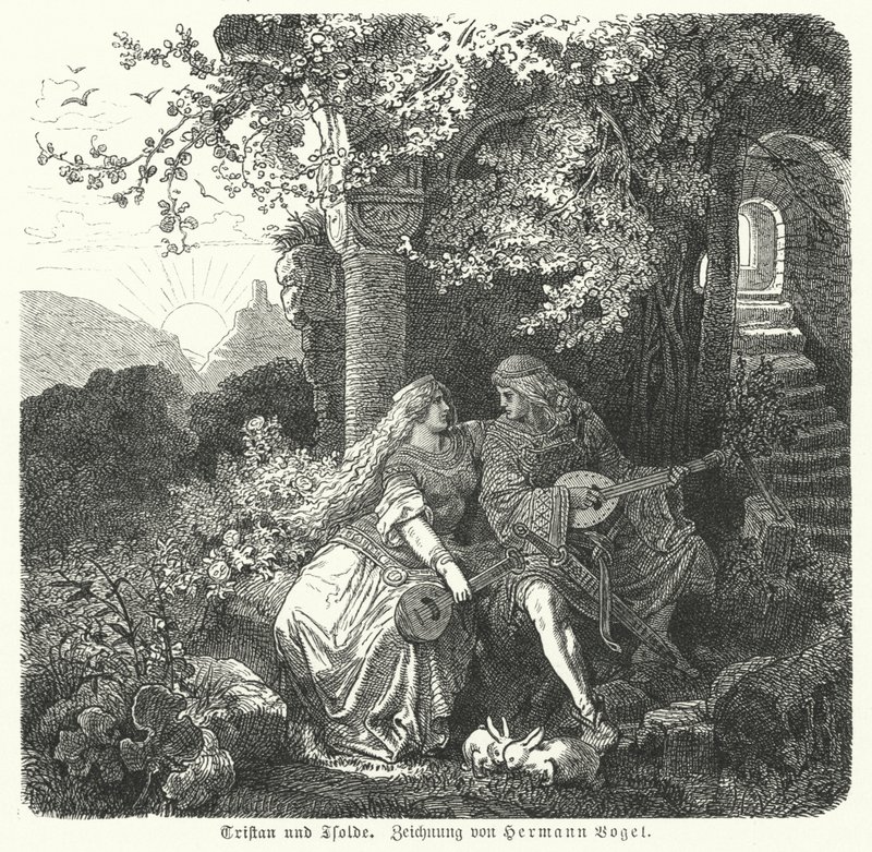 Tristano e Isotta da Hermann Vogel