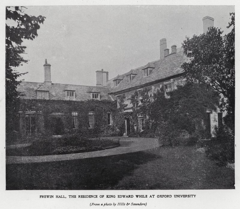 Frewin Hall, residenza di Re Edoardo VII mentre studiava all