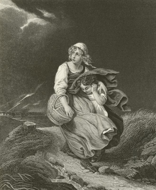 La tempesta da Hippolyte Delaroche