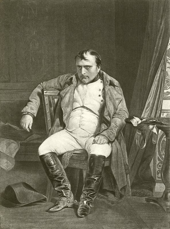 Abdicazione, Napoleone a Fontainbleau da Hippolyte Delaroche