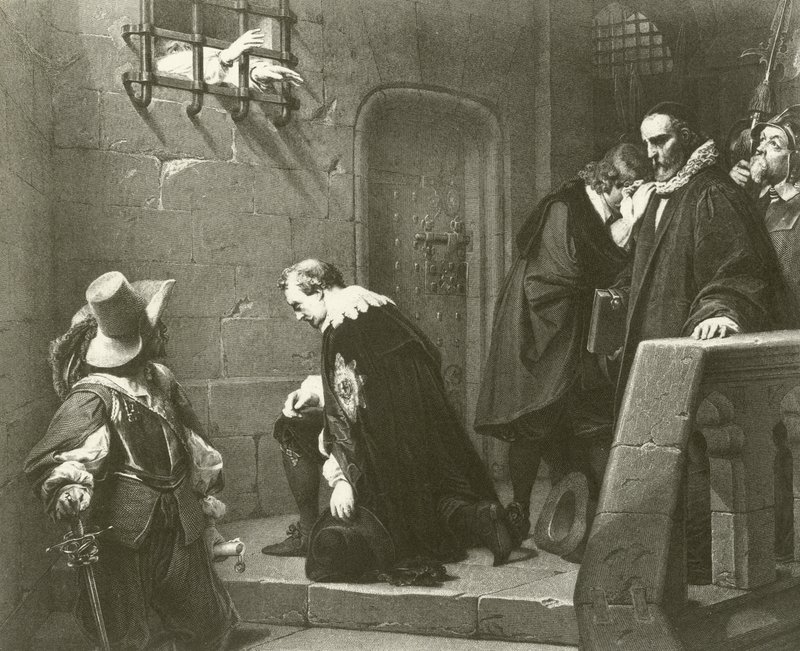 La morte di Strafford da Hippolyte Delaroche