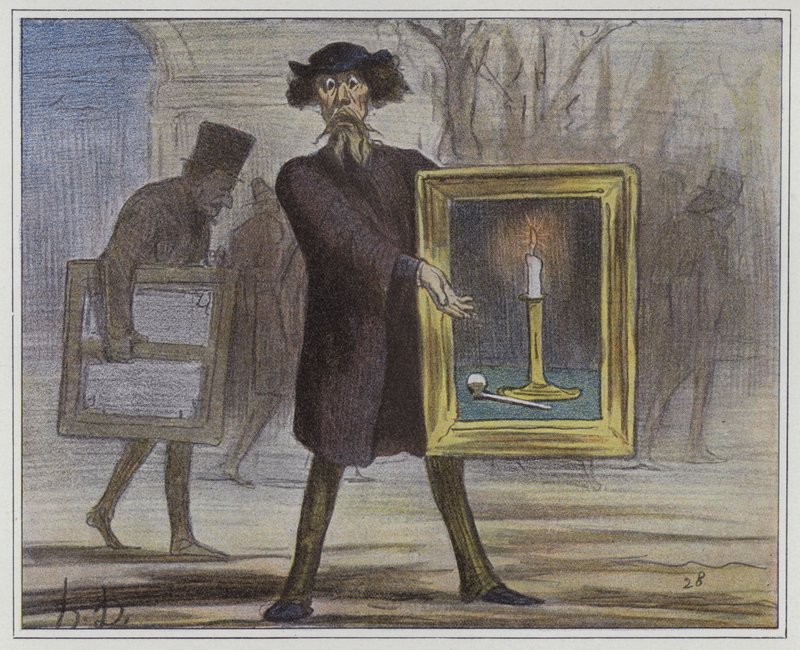 Hanno rifiutato questo...gli ignoranti! da Honore circle of Daumier