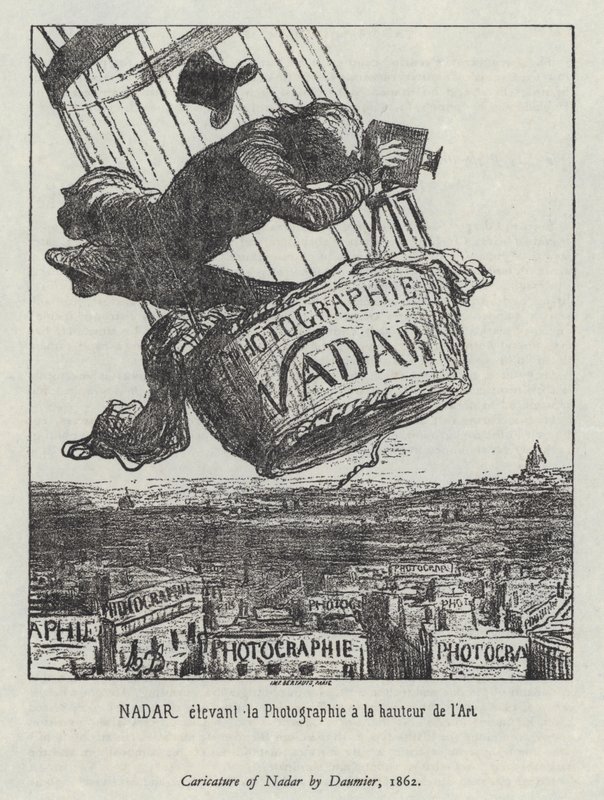 Nadar eleva la fotografia al livello di arte da Honore (after) Daumier