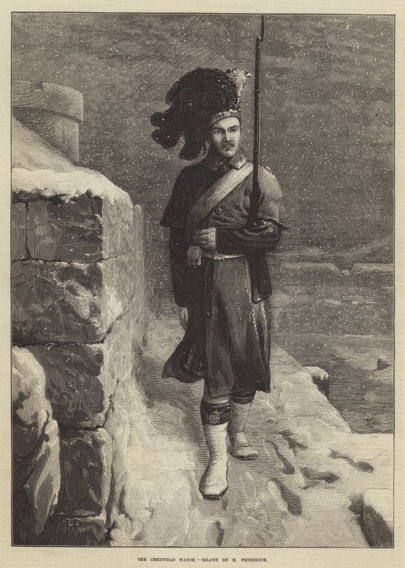 La guardia di Natale da Horace Petherick