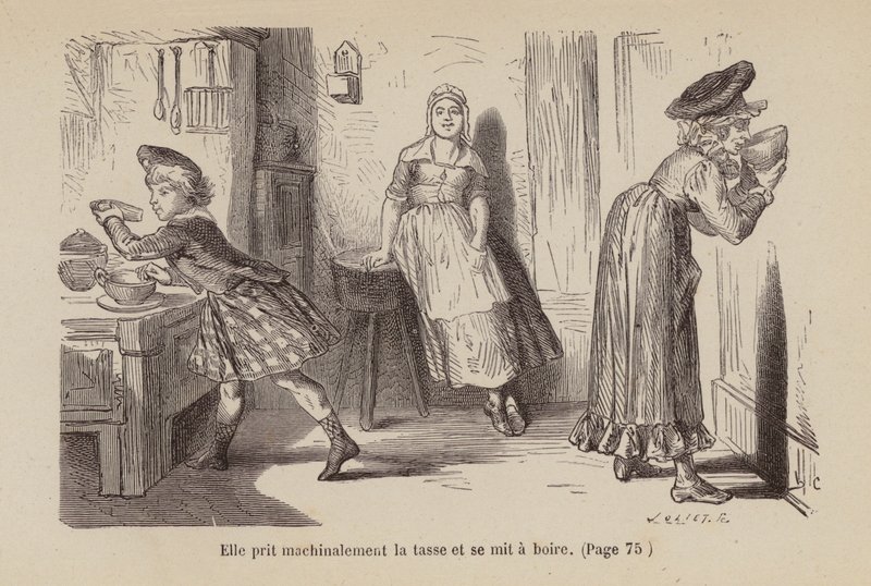 Illustrazione per Un Bon Petit Diable da Horace (after) Castelli
