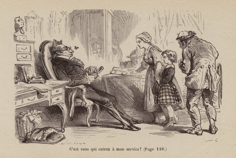 Illustrazione per Un Bon Petit Diable (incisione) da Horace (after) Castelli