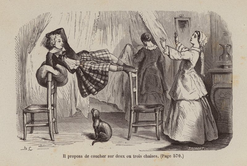 Illustrazione per Un Bon Petit Diable da Horace (after) Castelli
