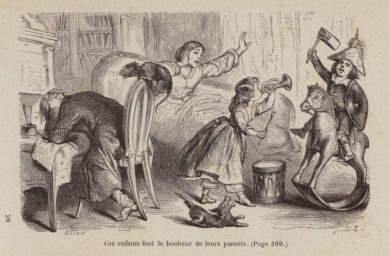 Illustrazione per Un Bon Petit Diable da Horace (after) Castelli