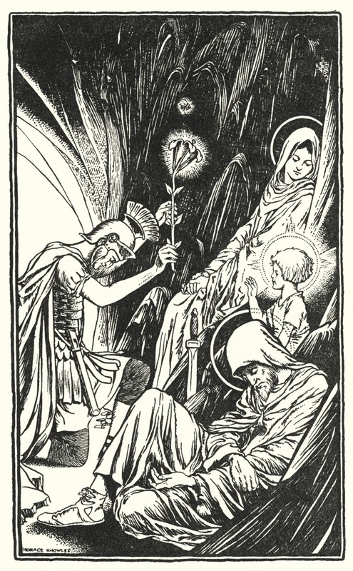 I bambini di Betlemme (litografia) da Horace J. Knowles