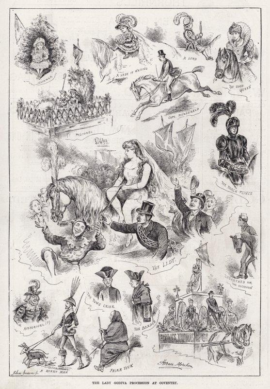 La Processione di Lady Godiva a Coventry da Horace Morehen
