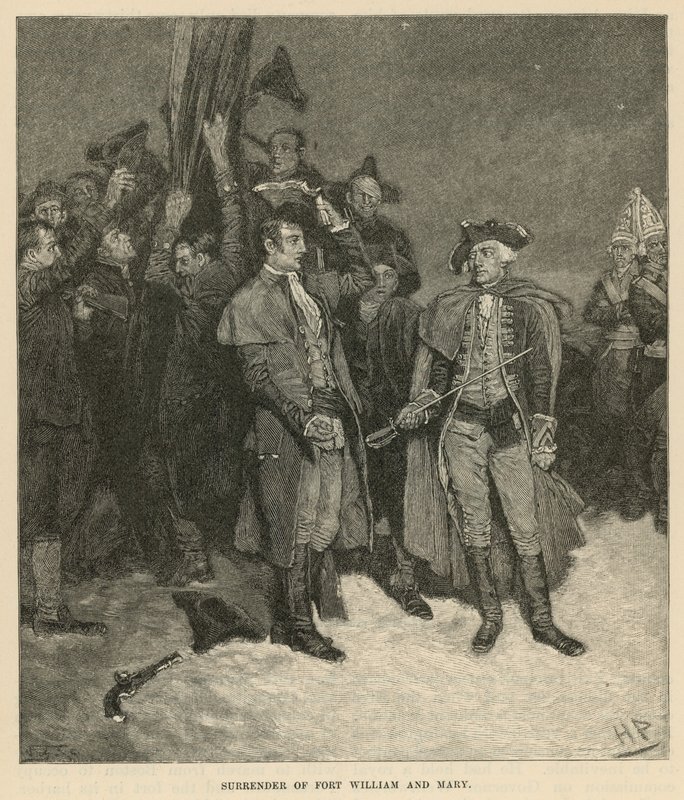 Resa di Fort William e Mary da Howard Pyle