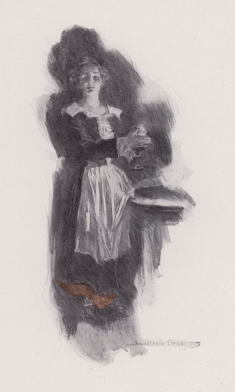 Illustrazione per Evangeline, A Tale of Arcadie, di Henry Wadsworth Longfellow da Howard Chandler (after) Christy