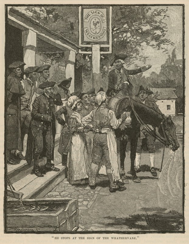 Si ferma al segno della banderuola da Howard Pyle