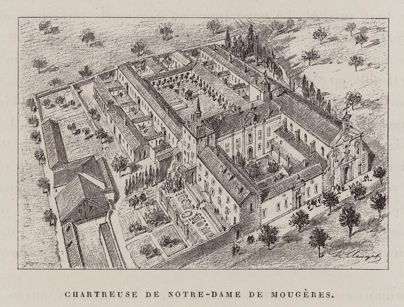 Certosa di Notre-Dame de Mougeres da Hubert Clerget