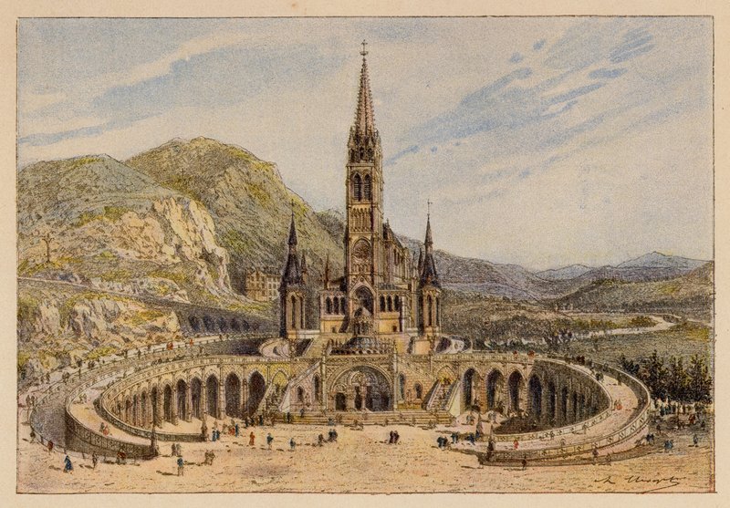 Notre-Dame di Lourdes da Hubert Clerget