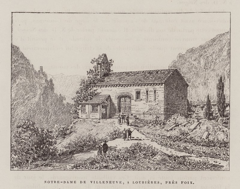 Notre-Dame De Villeneuve, A Lourieres, Pres Foix da Hubert Clerget