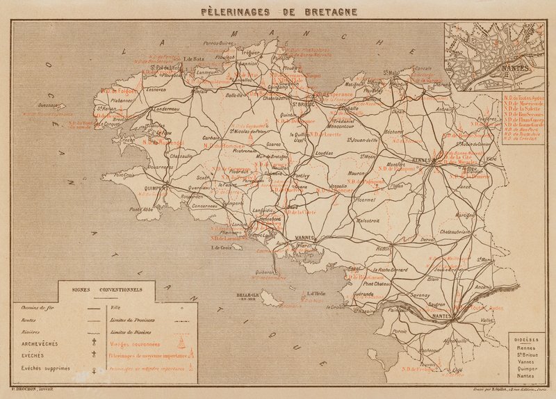 Pellegrinaggi della Bretagna da Hubert Clerget