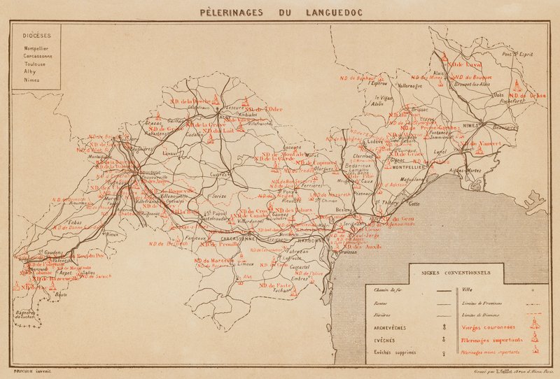 Pellegrinaggi del Languedoc da Hubert Clerget