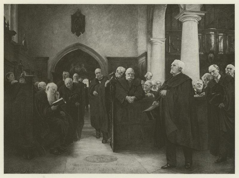 La cappella della Certosa da Hubert von Herkomer