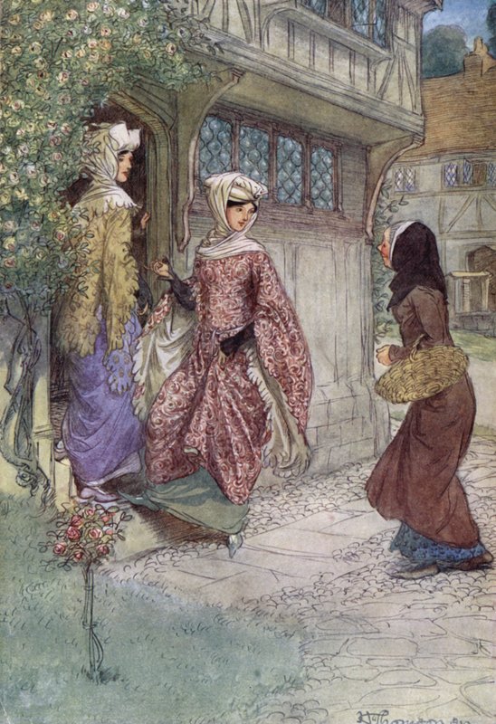 Illustrazione per Le allegre comari di Windsor da Hugh Thomson