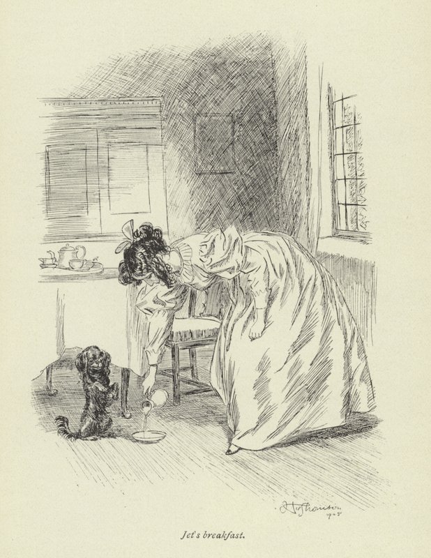 Illustrazione per Amos Barton di George Eliot da Hugh Thomson