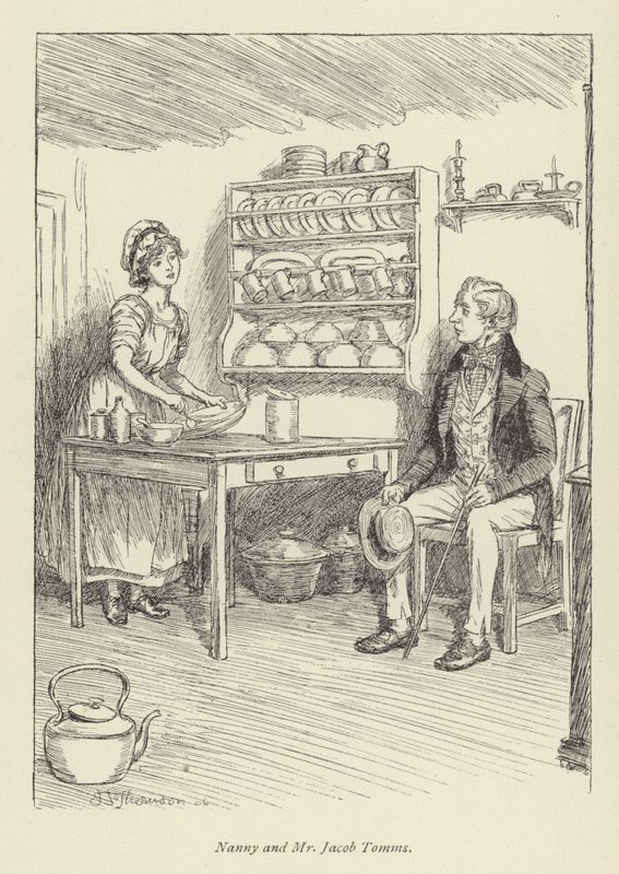 Illustrazione per Amos Barton di George Eliot da Hugh Thomson