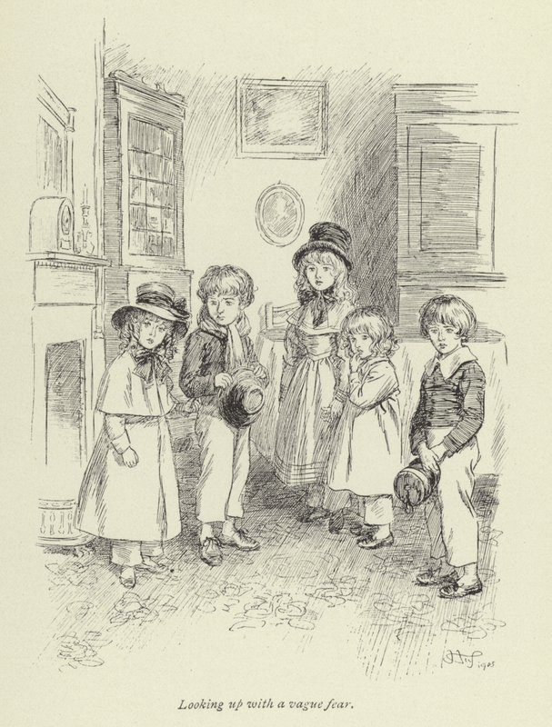 Illustrazione per Amos Barton di George Eliot da Hugh Thomson