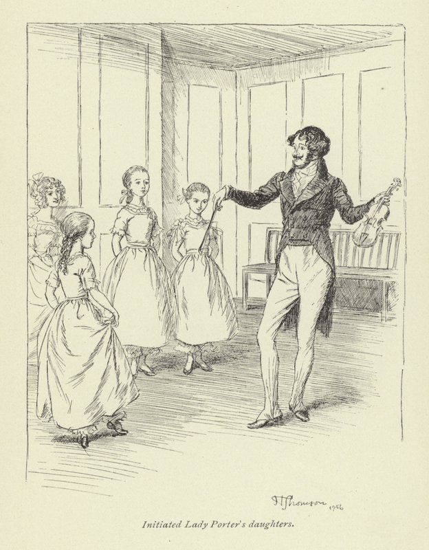 Illustrazione per Amos Barton di George Eliot da Hugh Thomson