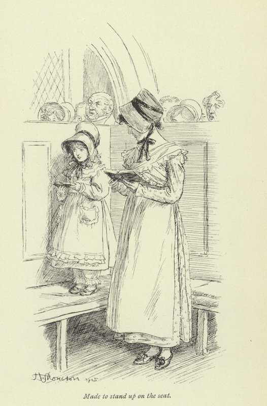 Illustrazione per Amos Barton di George Eliot da Hugh Thomson
