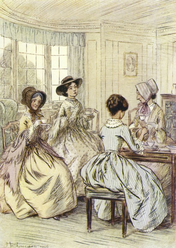 Illustrazione per Amos Barton di George Eliot da Hugh Thomson