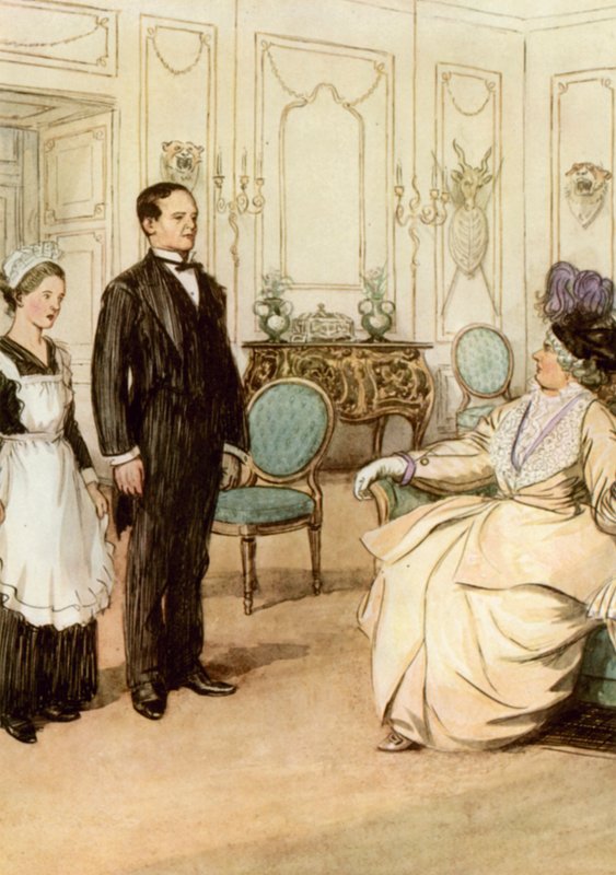Illustrazione per The Admirable Crichton di J.M. Barrie da Hugh Thomson