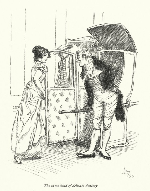 Illustrazione per Northanger Abbey di Jane Austen da Hugh Thomson