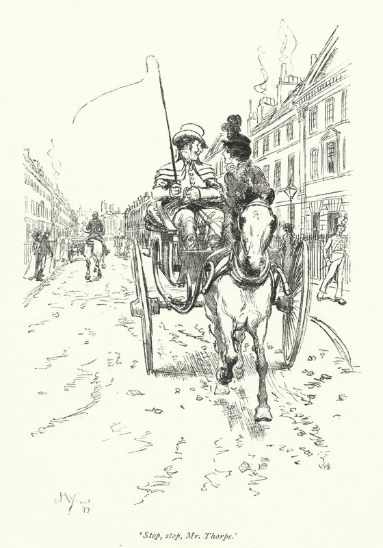 Illustrazione per Northanger Abbey di Jane Austen da Hugh Thomson