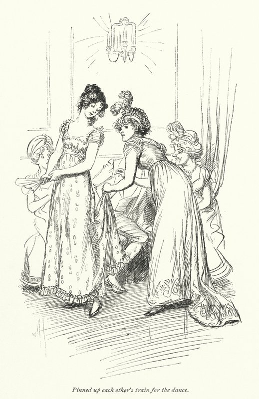 Illustrazione per Northanger Abbey di Jane Austen da Hugh Thomson