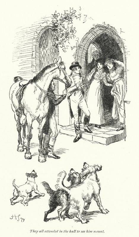 Illustrazione per Northanger Abbey di Jane Austen da Hugh Thomson