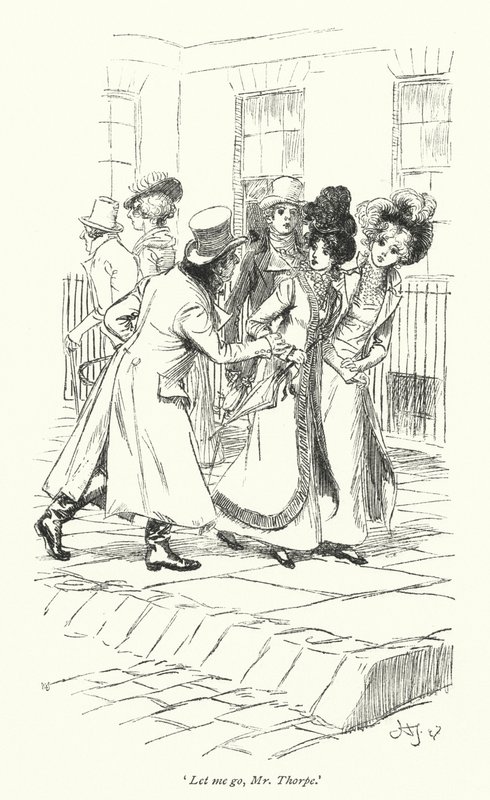 Illustrazione per Northanger Abbey di Jane Austen da Hugh Thomson