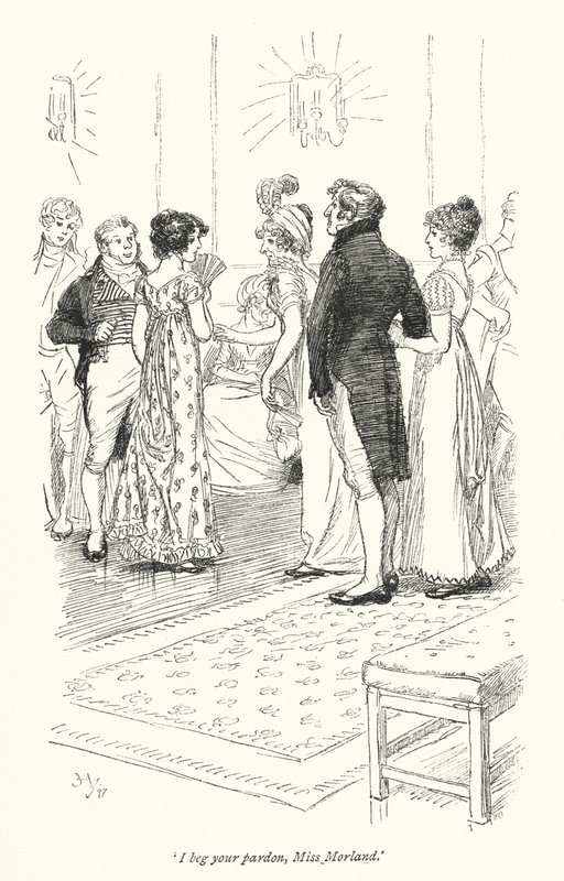 Illustrazione per Northanger Abbey di Jane Austen da Hugh Thomson