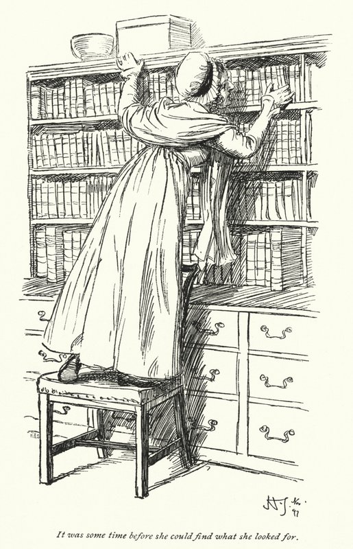 Illustrazione per Northanger Abbey di Jane Austen (litografia) da Hugh Thomson