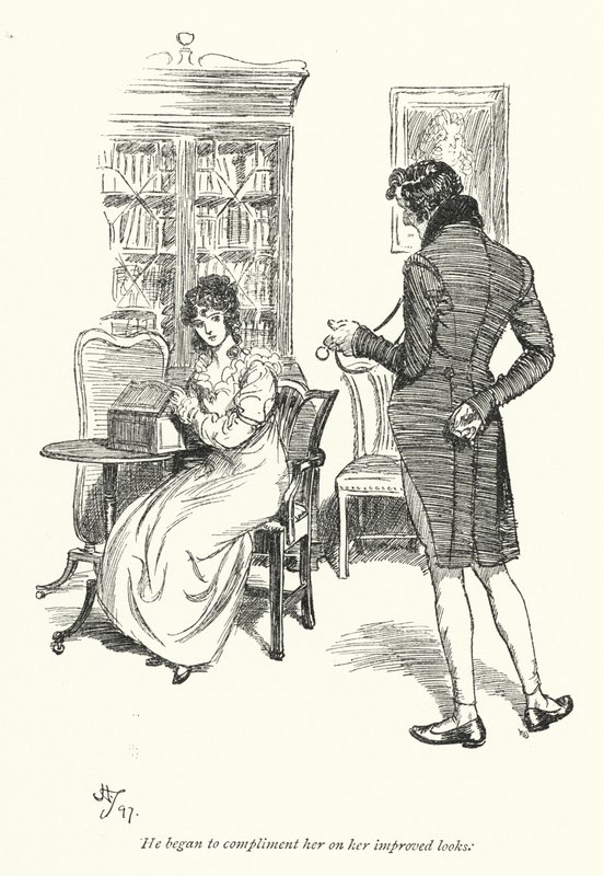 Illustrazione per Persuasione di Jane Austen da Hugh Thomson