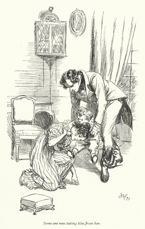 Illustrazione per Persuasione di Jane Austen (litografia) da Hugh Thomson
