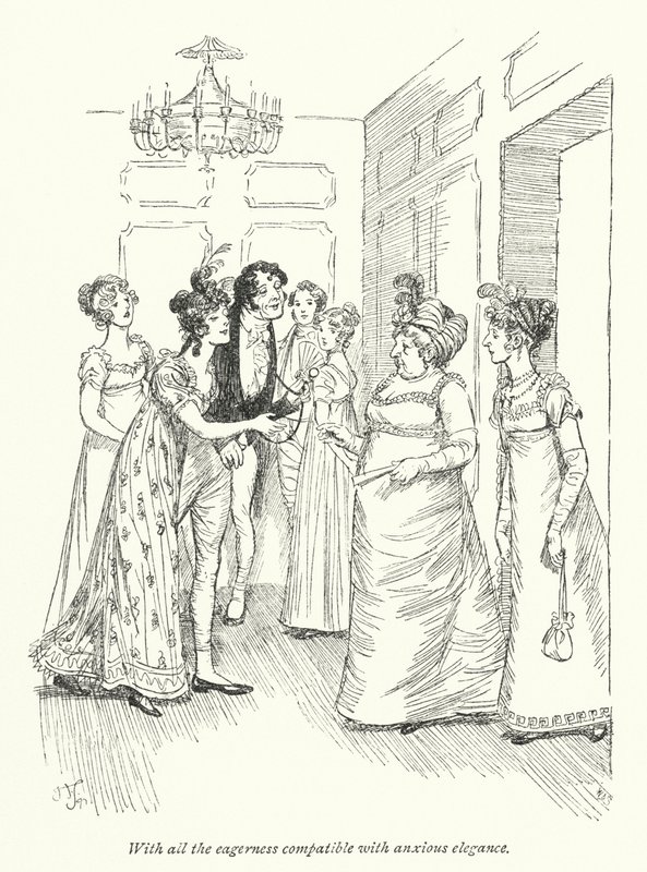 Illustrazione per Persuasione di Jane Austen da Hugh Thomson