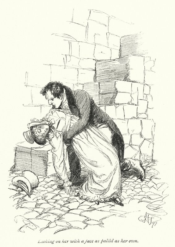 Illustrazione per Persuasione di Jane Austen (litografia) da Hugh Thomson