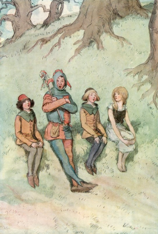 Illustrazione per Come vi Piace di Shakespeare da Hugh Thomson