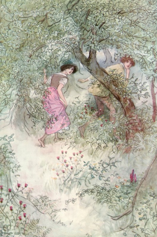 Illustrazione per Come vi piace di Shakespeare da Hugh Thomson