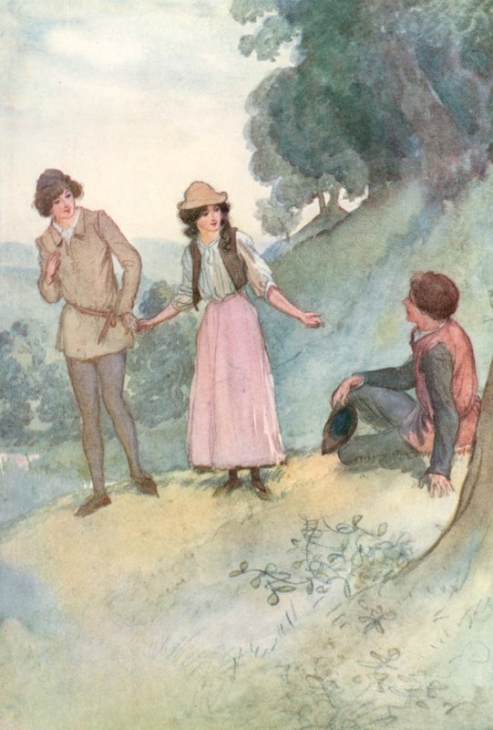 Illustrazione per Come vi piace di Shakespeare da Hugh Thomson