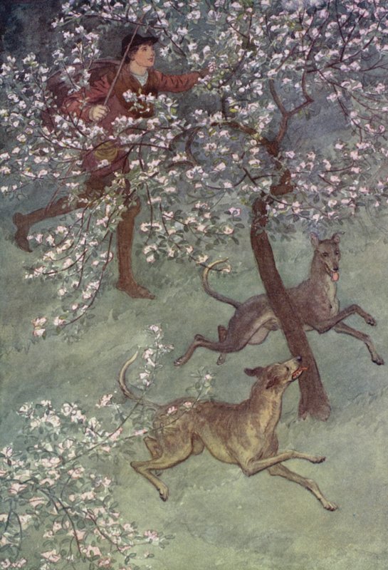 Illustrazione per Le allegre comari di Windsor da Hugh Thomson